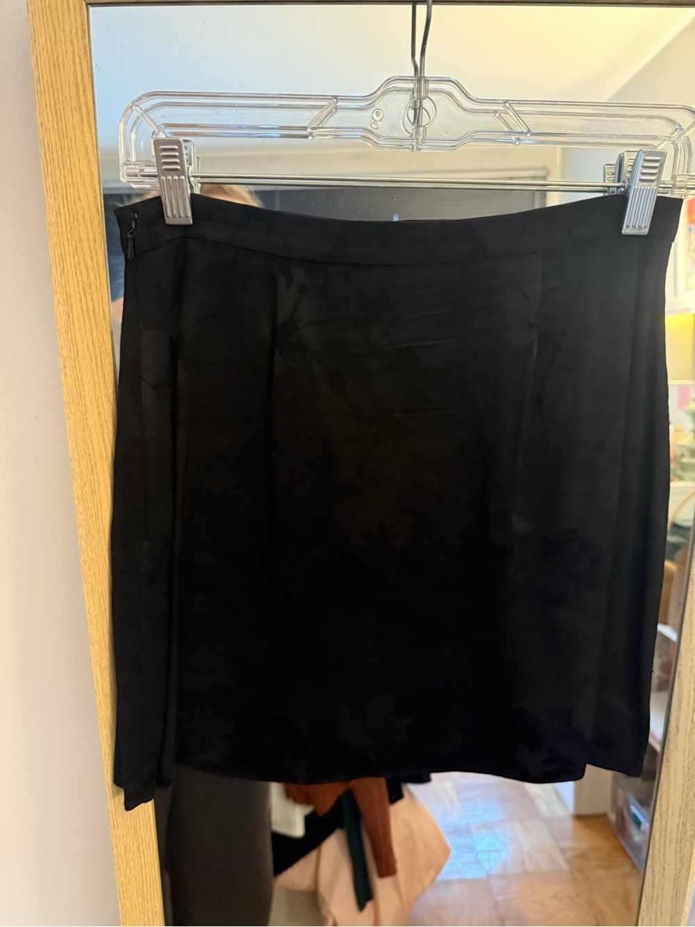 LoveShackFancy Black Mini Skirt
